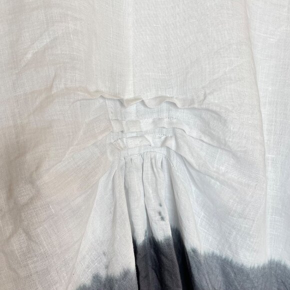 Cupcake International Linen Ombre Topper With Acrylic Buttons, L - Picture 6 of 12